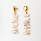 Velatti Stacked Pearls Earrings