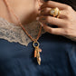 Velatti All Gems Long Necklace with Charms