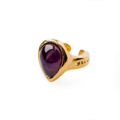 Velatti Pear Shape Gem Ring