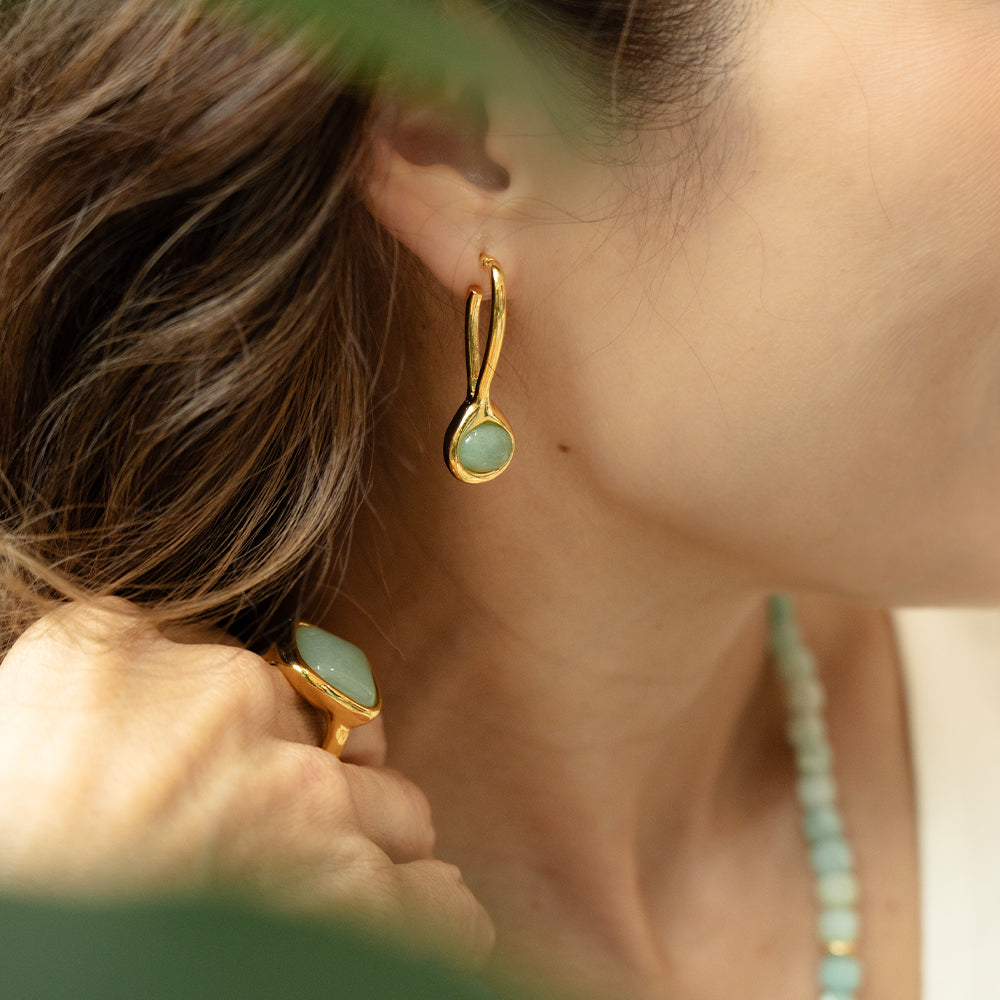 Velatti Teardrop Dangle Earrings