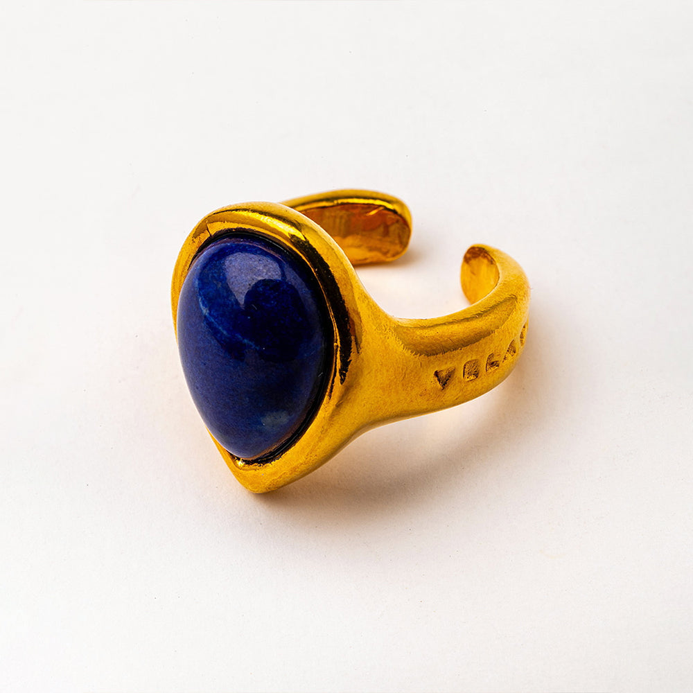 Velatti Pear Shape Gem Ring