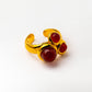 Velatti Mini Triple Gem Ring