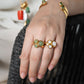 Velatti Mini Triple Gem Ring