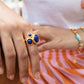 Velatti Triple Gem Ring