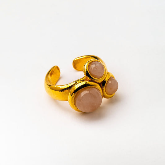 Velatti Mini Triple Gem Ring