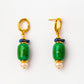 velatti howlite stacked drop stud earrings