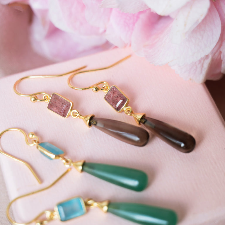 Velvet Drop Hook Earrings