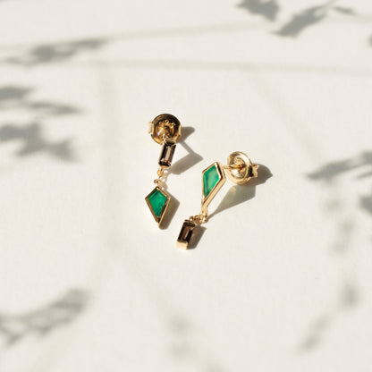 Verdant Edge Earrings