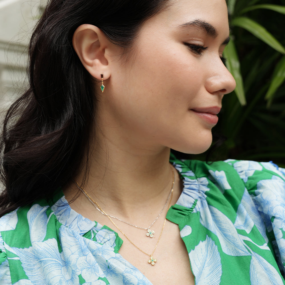 Verdant Edge Earrings