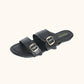 With My Sands Classic Urban Sandals - Black