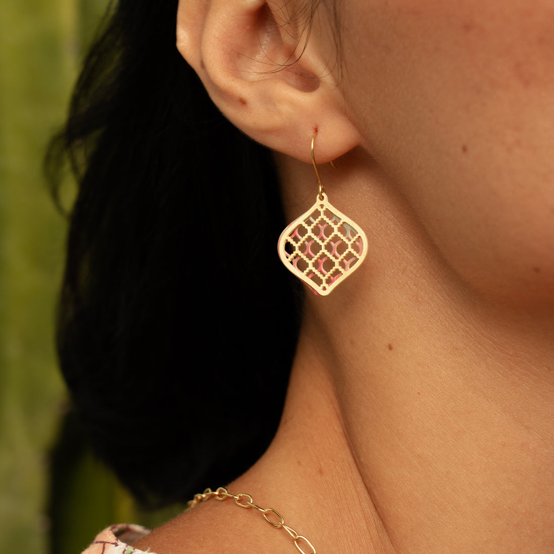 Woven Leaves Earrings