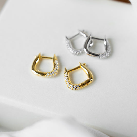 Sparkle Edge Hoops