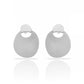 RAS MiniZen Round Silver Earrings