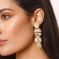 RAS Tropic Gold Long Earrings