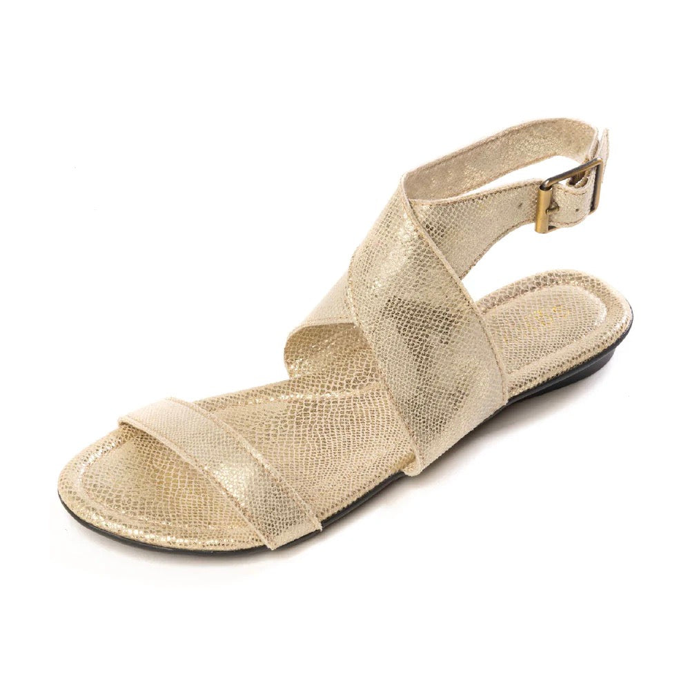 With My Sands Gypset Sandal - Lizard Gold