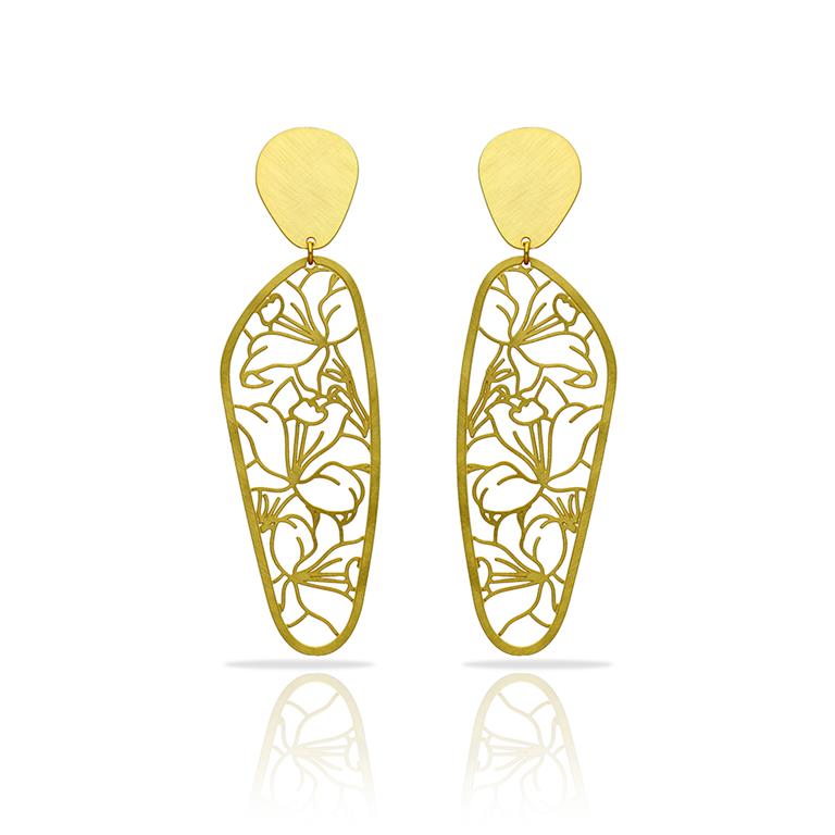 RAS Jana Gold Big Earrings