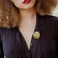 RAS Mil Flores Gold Brooch