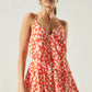 Sugarlips Palmas Cherry Floral Cece Romper