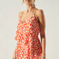 Sugarlips Palmas Cherry Floral Cece Romper