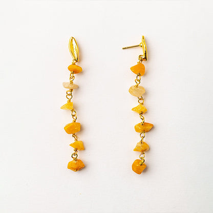 Velatti Ombre Drop Long Earring