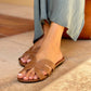 With My Sands Bella Sandals - Camel