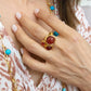 Velatti Triple Gem Ring