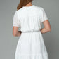 Lovestitch Brynn Eyelet Mini Dress - Off White