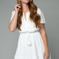 Lovestitch Brynn Eyelet Mini Dress - Off White