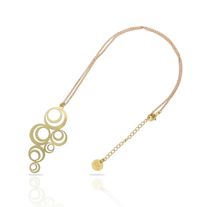 RAS Adele Gold Short Pendant Necklace