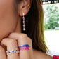 Ariel Drop Earrings with Multi Coloured Cubic Zirconia