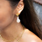 Velatti Baroque Pearl Drop Earrings