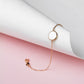 mother of pearl circle bracelet