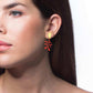 RAS Coral Gold Small Earrings