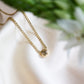 Solitaire on Curb Chain Necklace