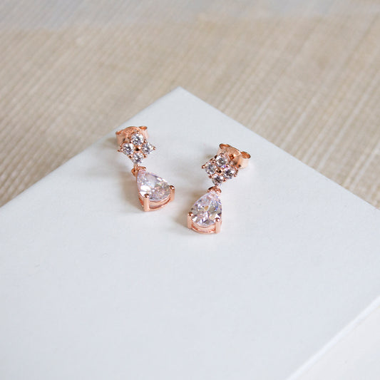 Ivy Teardrop Studs