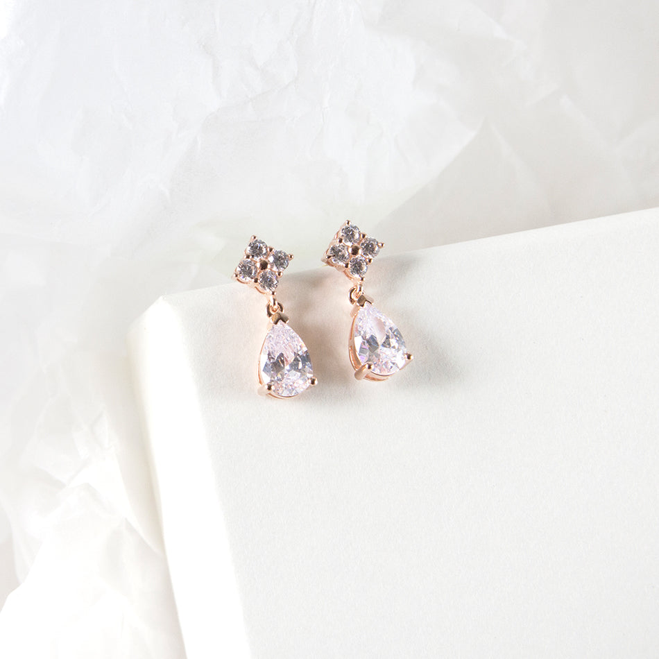 Ivy Teardrop Studs