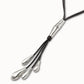 UNOde50 Leaf Me Alone Necklace Silver