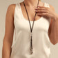UNOde50 Leaf Me Alone Necklace Silver