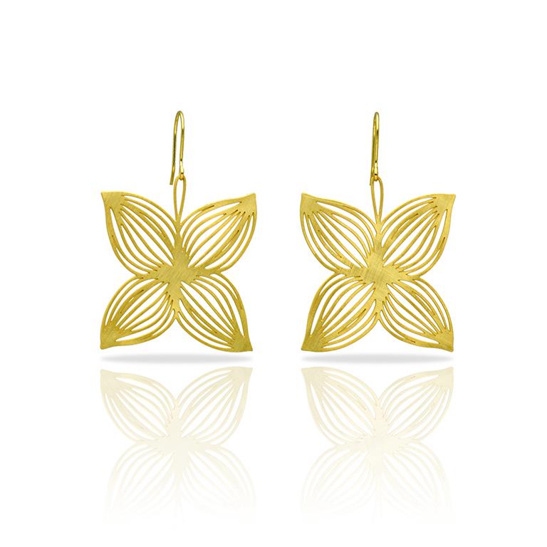 RAS Life Gold Short Earrings