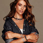 UNOde50 Step by Step Bracelet Silver with Leather