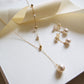 Milky Way Akoya Pearl 18k Gold Necklace