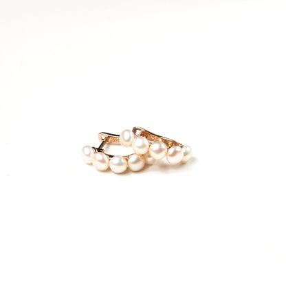 Isla Freshwater Pearl Hoops