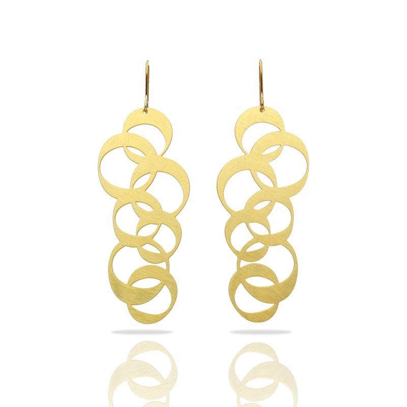 RAS Rings Gold Earrings