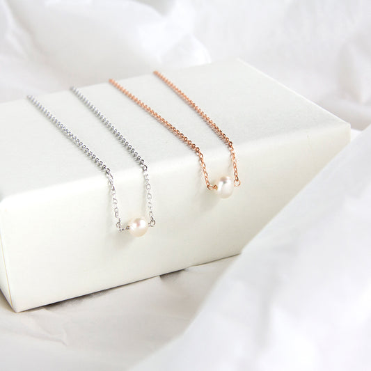 Single Pearl Necklace