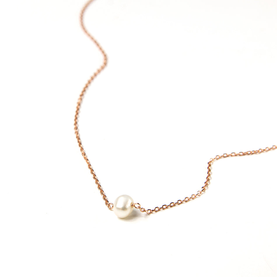 Single Pearl Necklace