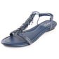 With My Sands Star Sandals - Blue