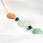 (PRE-ORDER) Tri-Colour Jade 18K Gold Bracelet