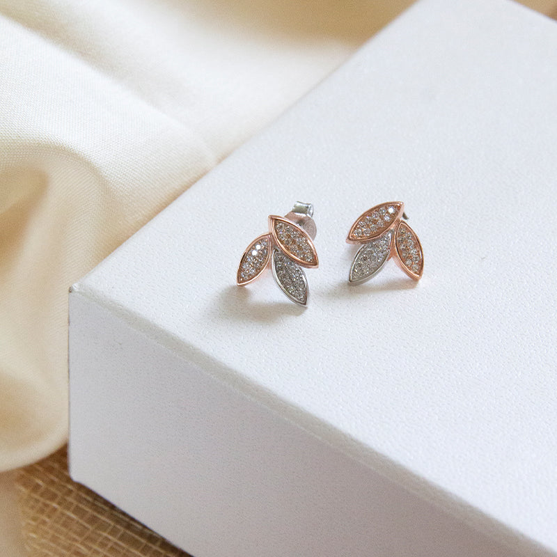 Trio Leaf Studs