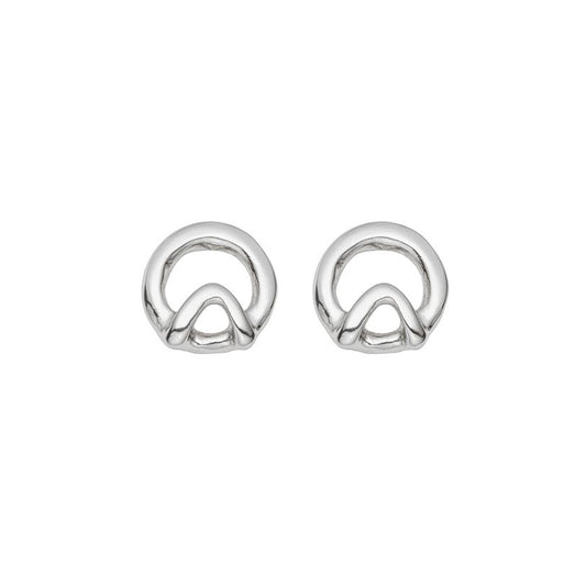 UNOde50 Game of 3 Silver Earrings