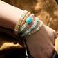 It's a Wrap Bracelet - Aquamarine